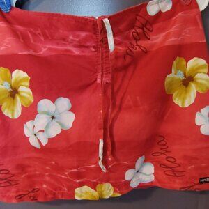 Body Glove Beach Skirt • Hawaiian Print • 30” Waist •